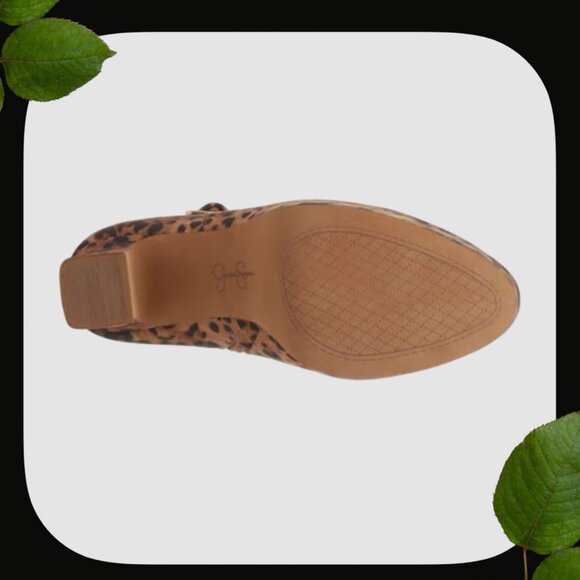 Jessica Simpson Kobanie Leopard Bootie SIZE 8 - Picture 6 of 7